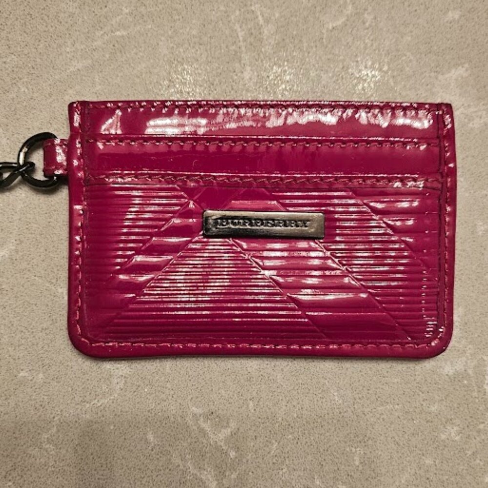 BURBERRY Key/Card Holder. UNISEX. Chain With Clip - Picture 5 of 10